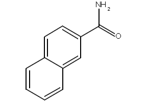 Naphthalene-2-carboxamide structure, CAS 2243-82-5