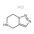 4,5,6,7-Tetrahydro-1,2,3-triazolo[1,5-a]pyrazineHydrochloride structure, CAS 123308-28-1