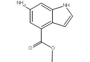 Methyl6-Amino-4-indolecarboxylate structure, CAS 103956-00-9