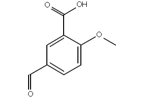 5-Formyl-2-methoxybenzoicAcid structure, CAS 84923-70-6