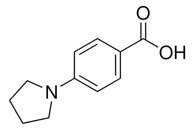 4-Pyrrolidin-1-yl-benzoicAcid structure, CAS 22090-27-3