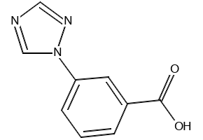 3-(1H-1,2,4-triazol-1-yl)benzoicAcid structure, CAS 167626-64-4
