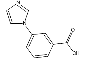 3-(1H-imidazol-1-yl)benzoicAcid structure, CAS 108035-47-8