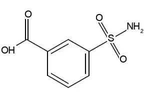 3-SulfamoylbenzoicAcid structure, CAS 636-76-0