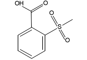2-(Methylsulfonyl)benzoicAcid structure, CAS 33963-55-2