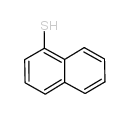 1-Naphthalenethiol structure, CAS 529-36-2