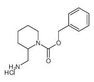 1-Cbz-2-(aminomethyl)piperidineHydrochloride structure, CAS 1159826-44-4