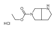 5-Ethoxycarbonyl-1H-hexahydropyrrolo[3,4-b]pyrroleHydrochloride structure, CAS 1186663-22-8