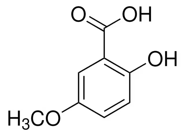 Methyl2-Hydroxy-5-methoxybenzoate structure, CAS 2905-82-0