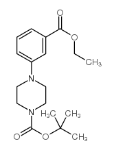 Ethyl3-(4-Boc-Piperazin-1-yl)benzoate structure, CAS 261925-94-4
