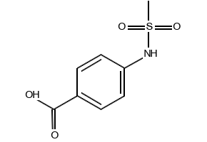 4-(Methylsulfonamido)benzoicAcid structure, CAS 7151-76-0
