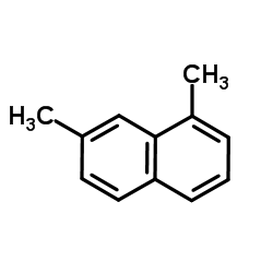1,7-Dimethylnaphthalene structure, CAS 575-37-1