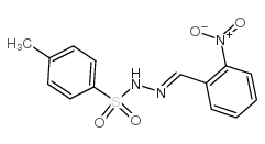 2-Nitrobenzaldehydetosylhydrazone structure, CAS 58809-90-8