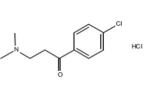 1-(4-Chlorophenyl)-3-(dimethylamino)propan-1-oneHydrochloride structure, CAS 1798-83-0