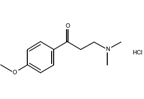 3-(Dimethylamino)-1-(4-methoxyphenyl)-propan-1-oneHydrochloride structure, CAS 2125-49-7