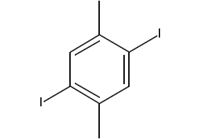 1,4-Diiodo-2,5-dimethylbenzene structure, CAS 1124-08-9