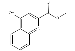 Methyl4-Hydroxyquinoline-2-carboxylate structure, CAS 5965-59-3