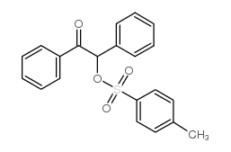 2-Phenyl-2-(p-toluenesulfonyloxy)acetophenone structure, CAS 1678-43-9