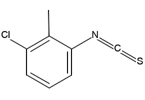 3-Chloro-2-methylphenylisothiocyanate structure, CAS 19241-35-1