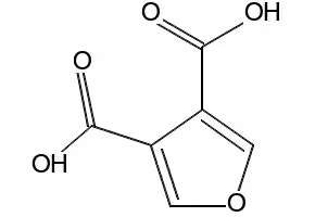 3,4-FurandicarboxylicAcid structure, CAS 3387-26-6