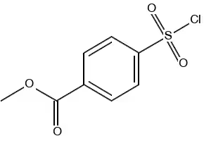 Methyl4-(Chlorosulfonyl)benzoate structure, CAS 69812-51-7