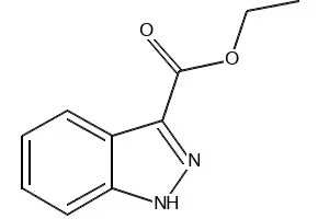 Ethyl1H-Indazole-3-carboxylate structure, CAS 4498-68-4