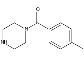 1-(4-Methylbenzoyl)piperazine structure, CAS 111752-26-2