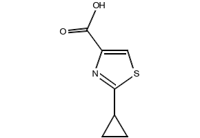 Ethyl4-Cyclopropyl-1,3-thiazole-2-carboxylate structure, CAS 439692-05-4