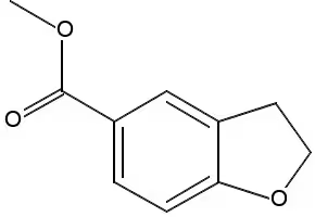 Methyl2,3-Dihydrobenzofuran-5-carboxylate structure, CAS 588702-80-1