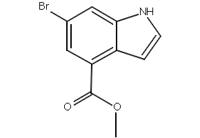 Methyl6-Bromoindole-4-carboxylate structure, CAS 107650-22-6