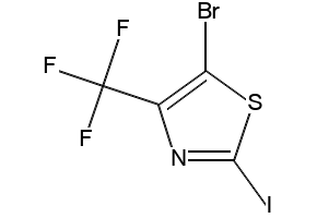 2-Bromo-4-(trifluoromethyl)-1,3-thiazole-5-carboxylicAcid structure, CAS 162651-07-2