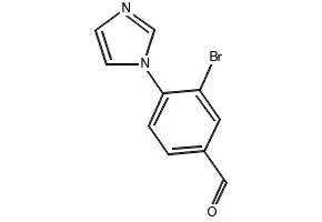 3-Bromo-4-(1H-imidazol-1-yl)benzoicAcid structure, CAS 1141669-53-5