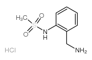 2-(Methylsulfonylamino)benzylamineHydrochloride structure, CAS 1170256-90-2