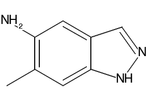 5-Amino-6-methyl-1H-indazole structure, CAS 81115-45-9