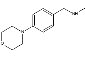 N-Methyl-4-(4-morpholinyl)benzylamine structure, CAS 179328-22-4