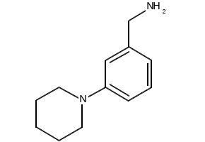 3-(Piperidin-1-yl)benzylamine structure, CAS 175696-71-6
