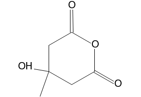 3-HYDROXY-3-METHYLGLUTARIC ANHYDRIDE structure, CAS 34695-32-4