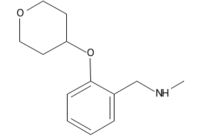 N-Methyl-2-(tetrahydropyran-4-yloxy)benzylamine structure, CAS 906352-71-4