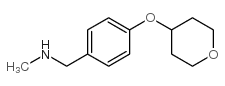 N-Methyl-4-(tetrahydropyran-4-yloxy)benzylamine structure, CAS 898289-40-2