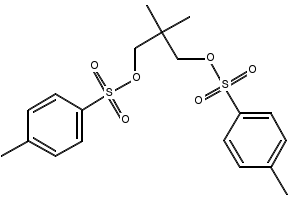1,3-Bis(Tosyloxy)-2,2-dimethylpropane structure, CAS 22308-12-9