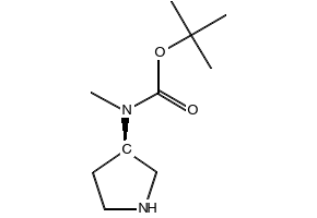 (R)-3-(N-Boc-N-methylamino)pyrrolidine structure, CAS 392338-15-7