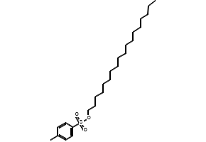 p-ToluenesulfonicacidN-octadecylester structure, CAS 3386-32-1