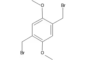 1,4-bis(Bromomethyl)-2,5-dimethylbenzene structure, CAS 35168-62-8