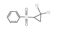2,2-Dichlorocyclopropylphenylsulfone structure, CAS 38435-04-0