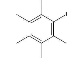 Pentamethyliodobenzene structure, CAS 3853-91-6