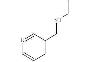 N-Ethyl-N-(3-pyridylmethyl)amine structure, CAS 3000-75-7