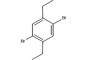 1,4-Dibromo-2,5-diethylbenzene structure, CAS 40787-48-2