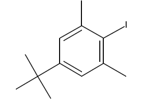 5-(tert-Butyl)-2-iodo-1,3-dimethylbenzene structure, CAS 5122-20-3
