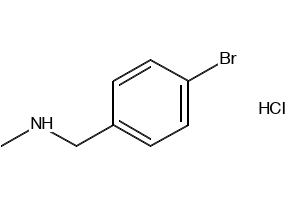 N-Methyl-4-bromobenzylamineHydrochloride structure, CAS 874-73-7