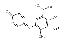 Thymolindophenolsodiumsalt structure, CAS 5418-43-9